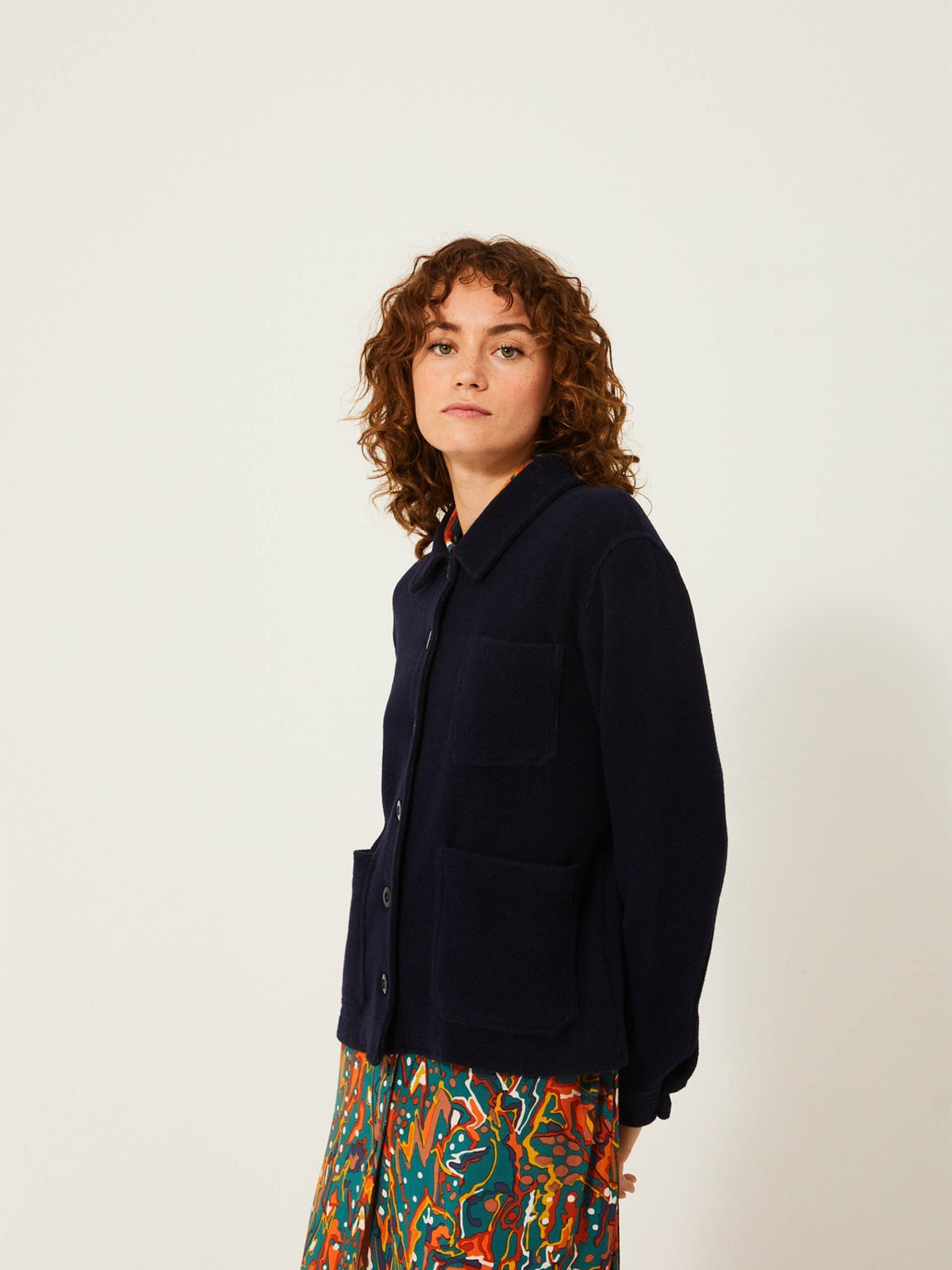 GOLTA JACKET -  Bleu nuit , Ready-to-wear Bensimon