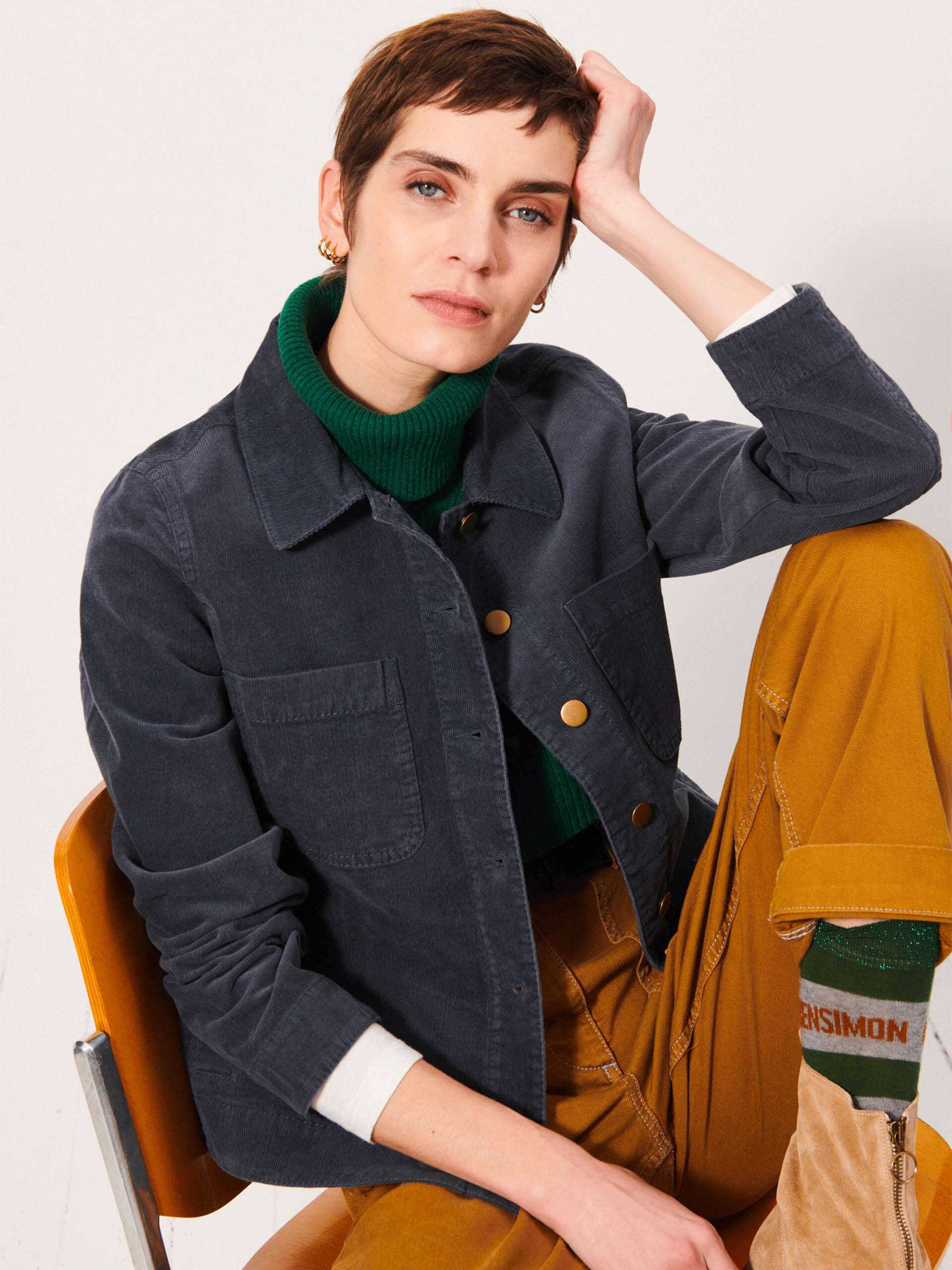 GEMIO JACKET -  Licorice , Ready-to-wear Bensimon