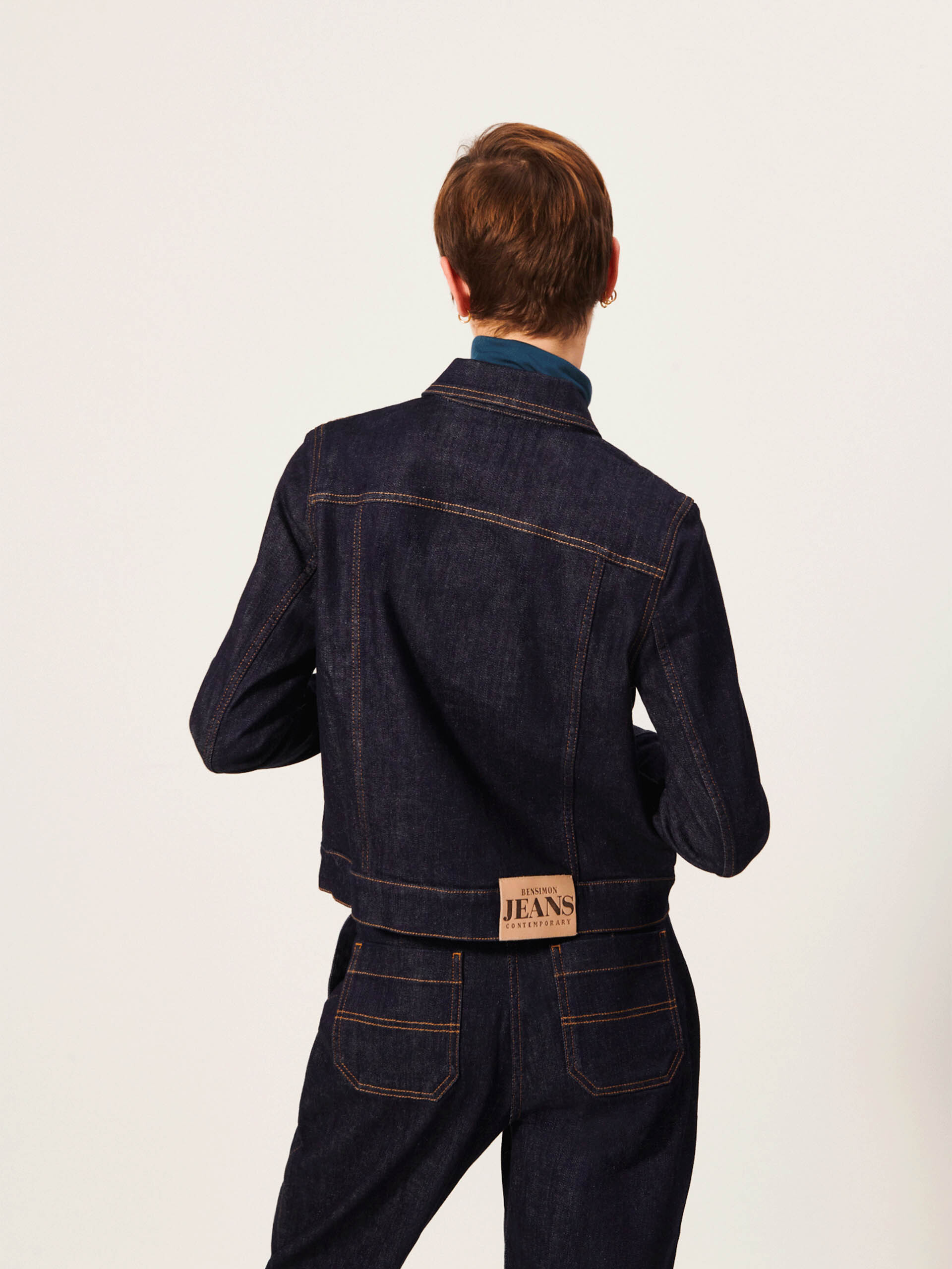 JALILA JACKET -  Jean , Ready-to-wear Bensimon