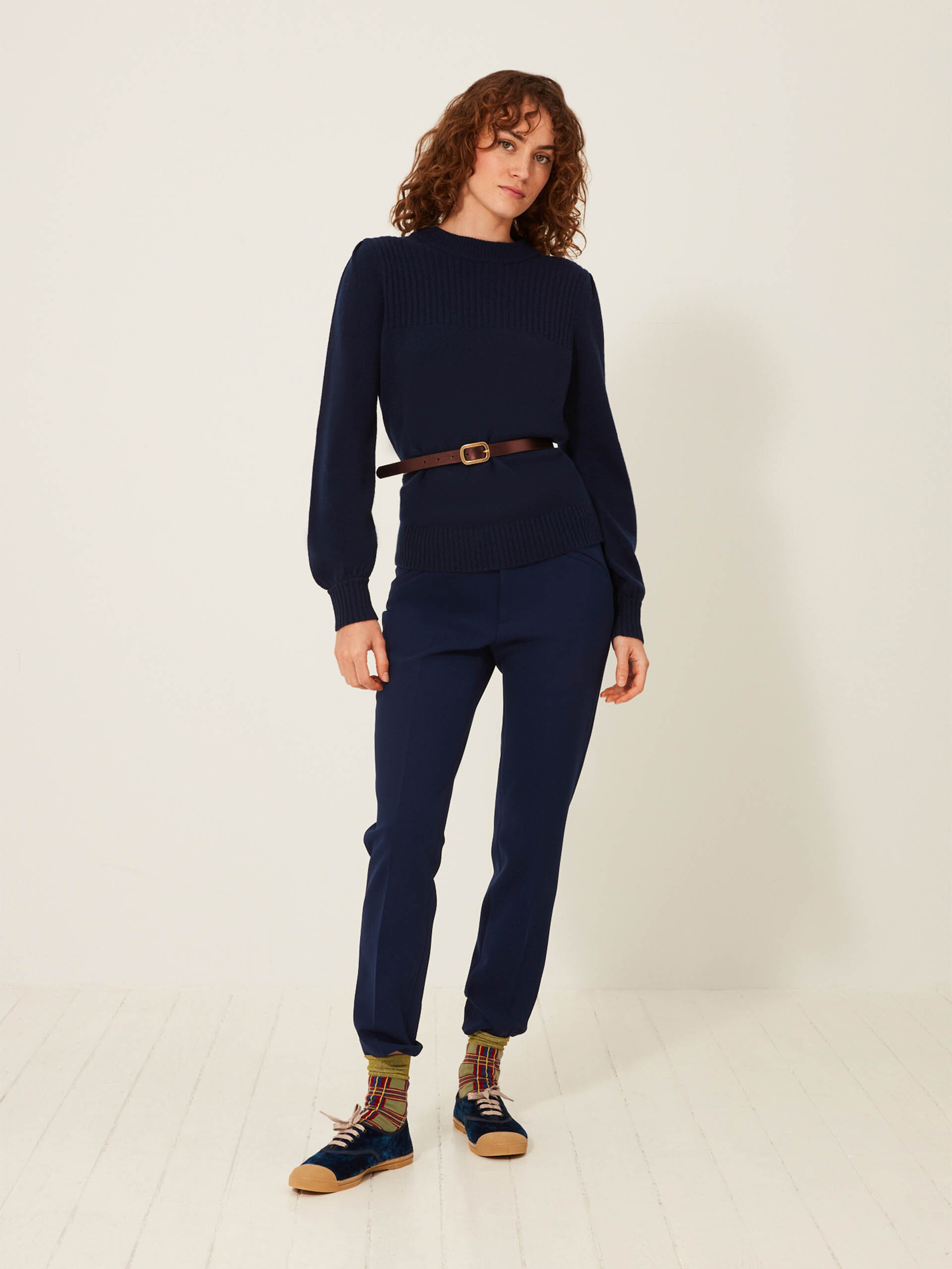 ADEMAR TROUSERS -  Bleu nuit , Ready-to-wear Bensimon