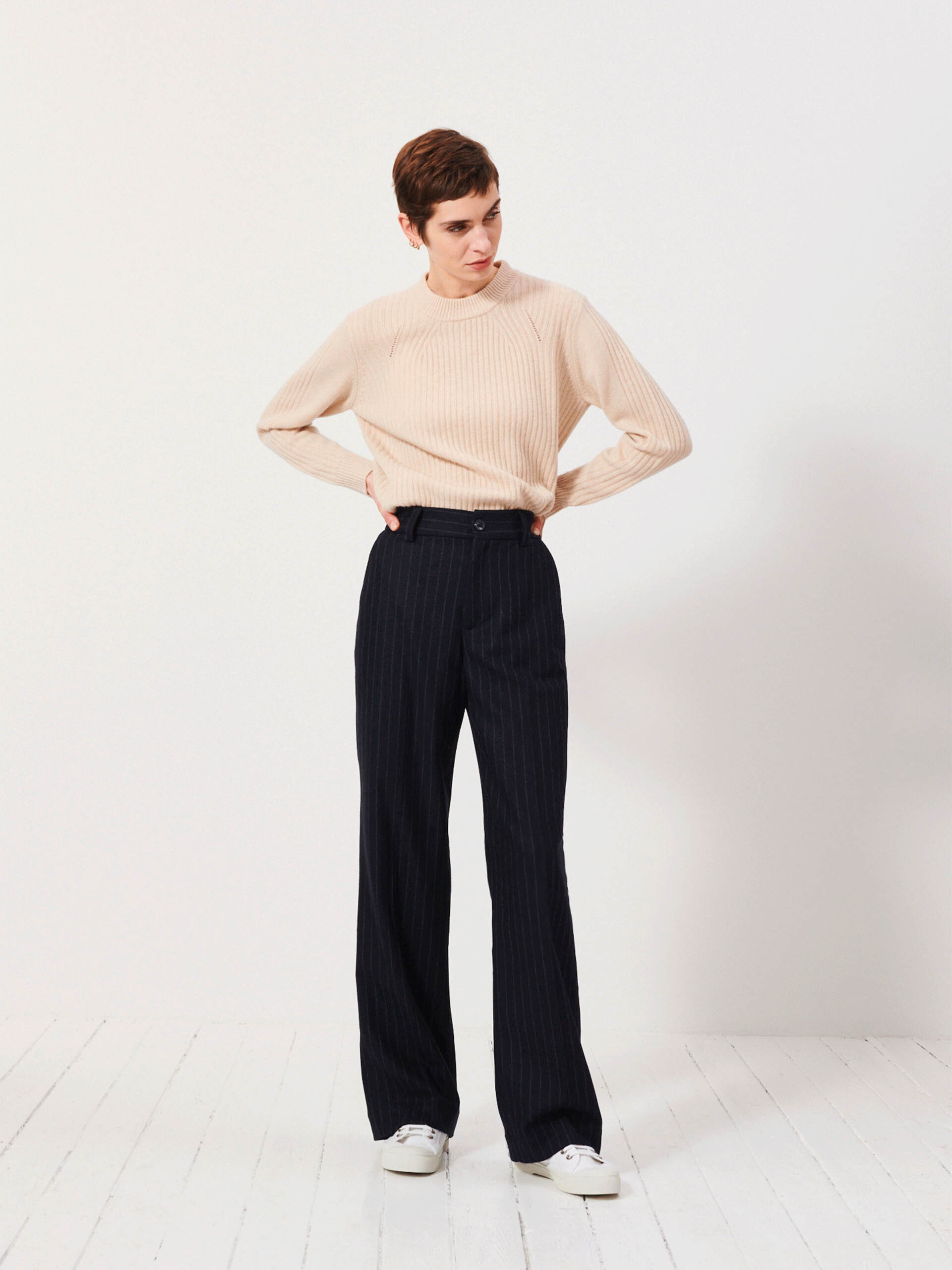 DAMA TROUSERS - Mafia stripes , Ready-to-wear Bensimon