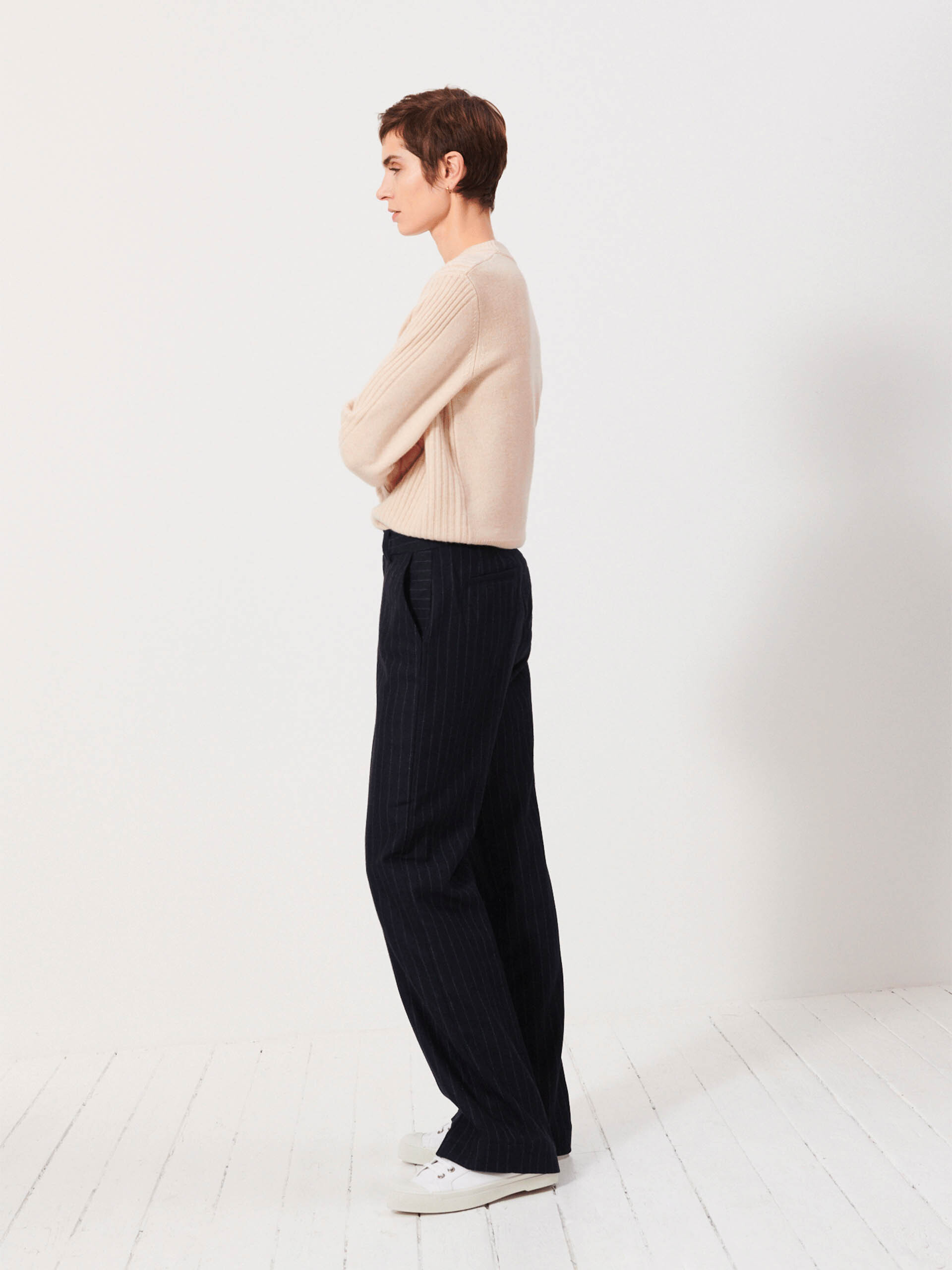 DAMA TROUSERS - Mafia stripes , Ready-to-wear Bensimon