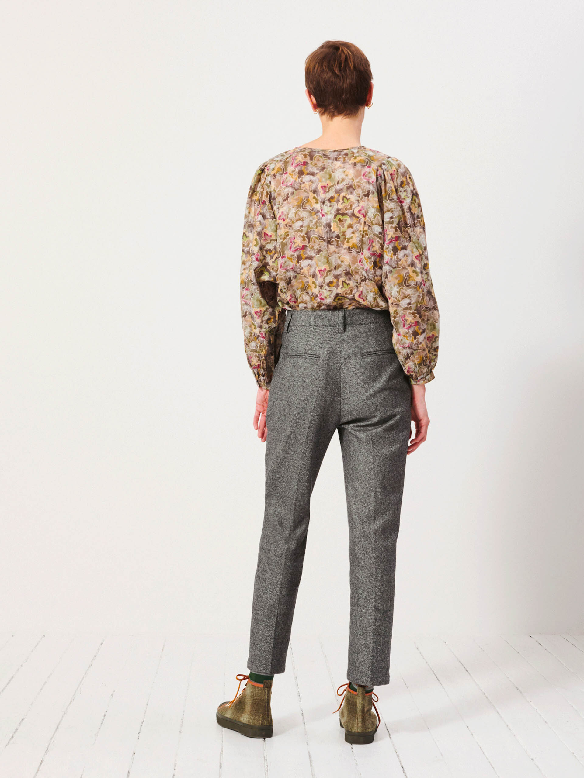 BEGONIA TROUSERS -  Grey , Ready-to-wear Bensimon