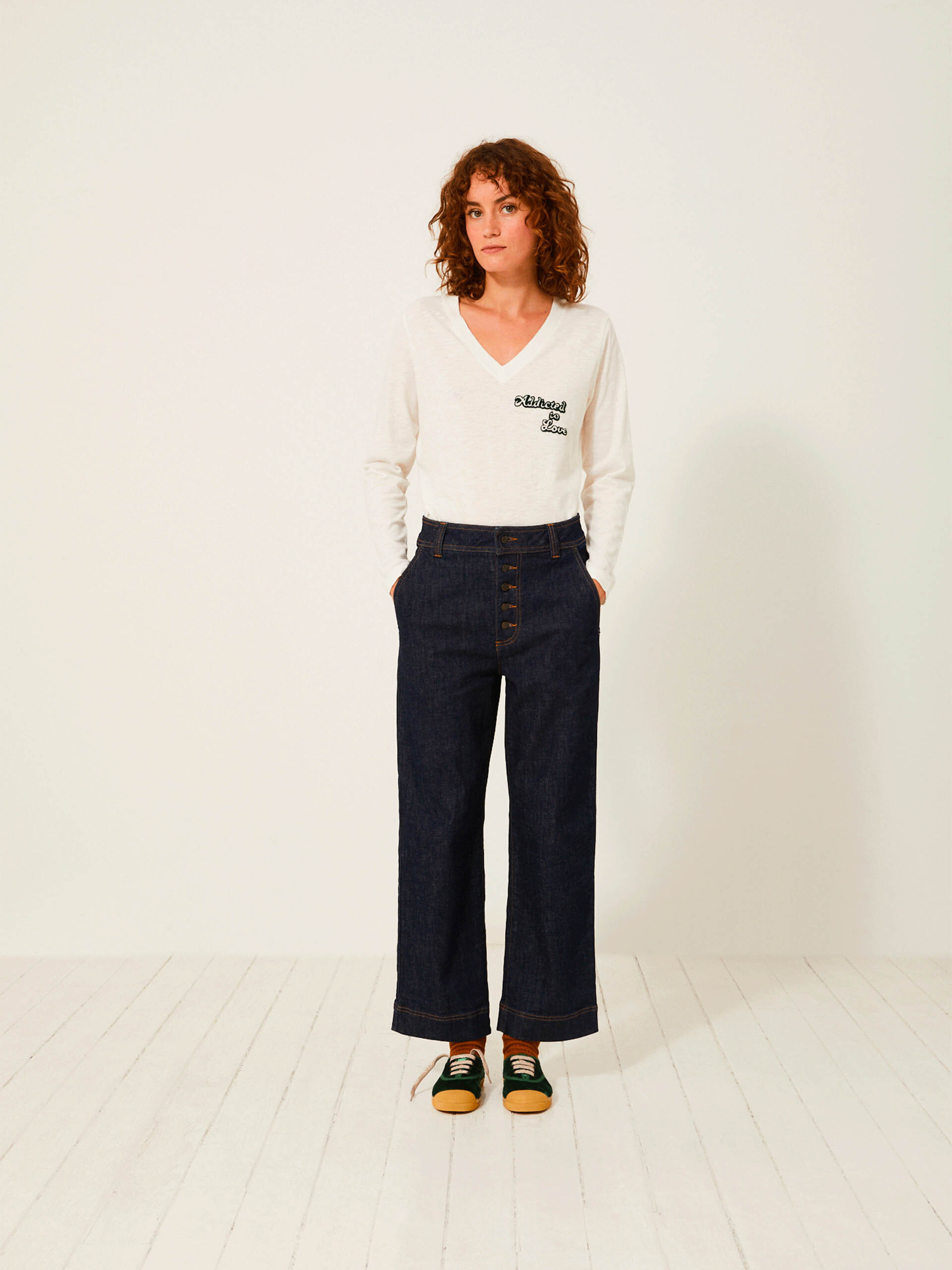 ESTELLINE TROUSERS -  Jean , Ready-to-wear Bensimon