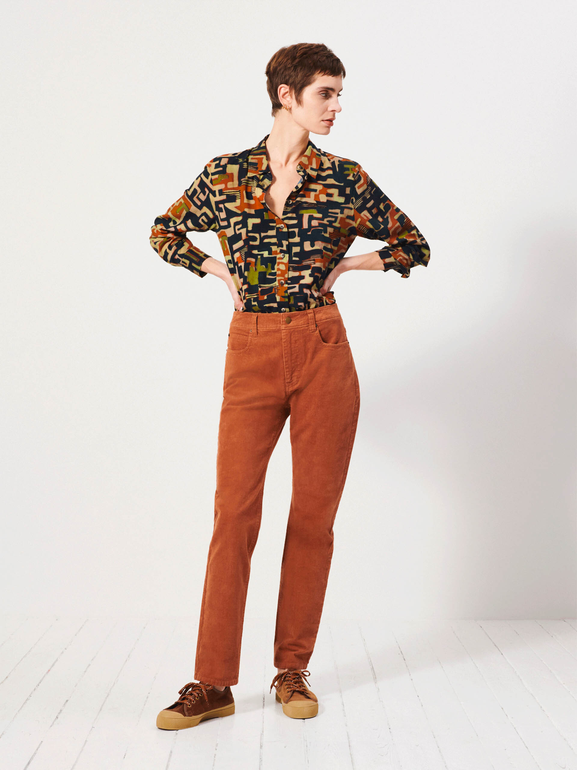 FILIBERT TROUSERS -  Hazelnut , Ready-to-wear Bensimon