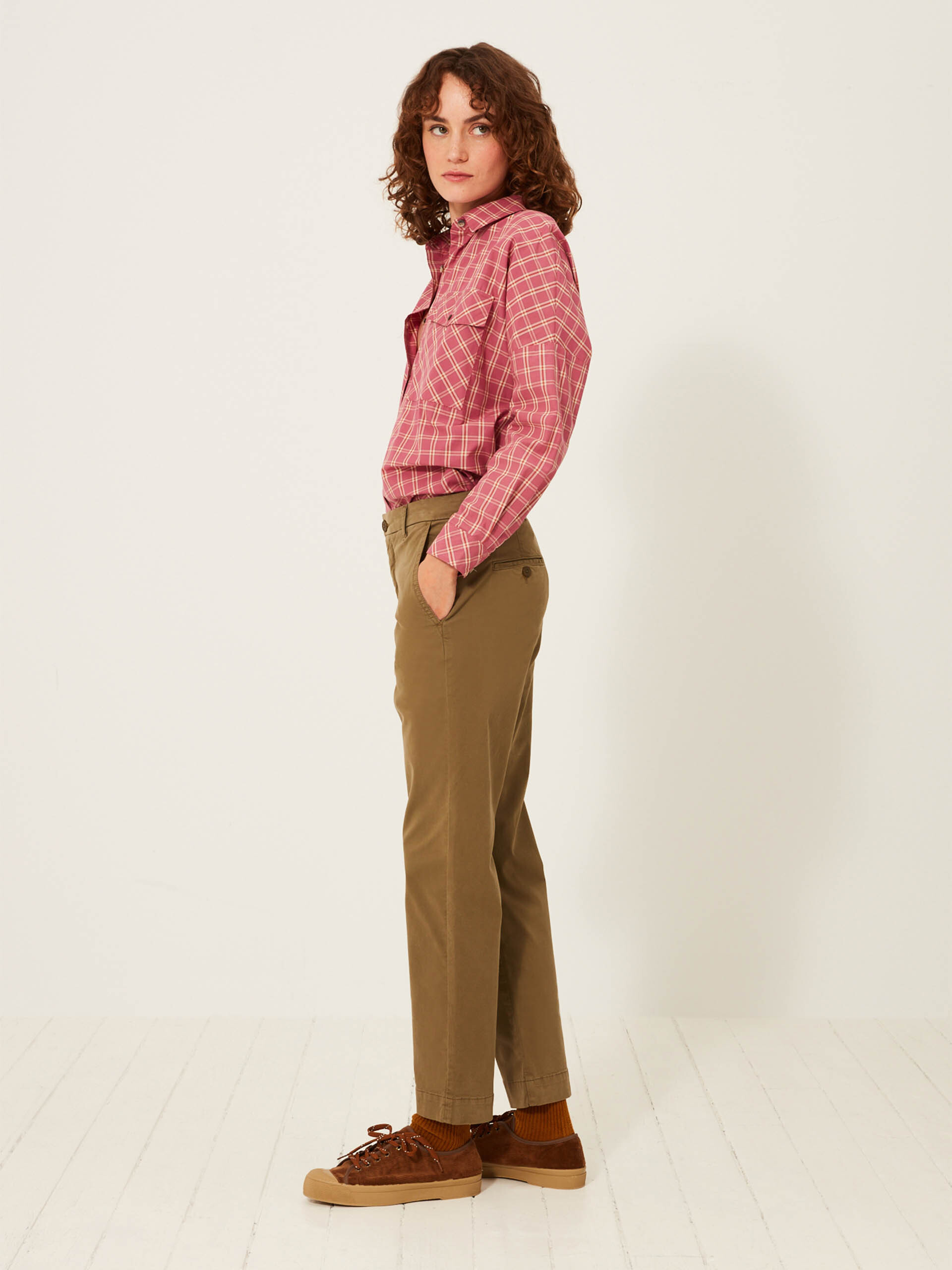 GREGORY TROUSERS -  Bark , Ready-to-wear Bensimon