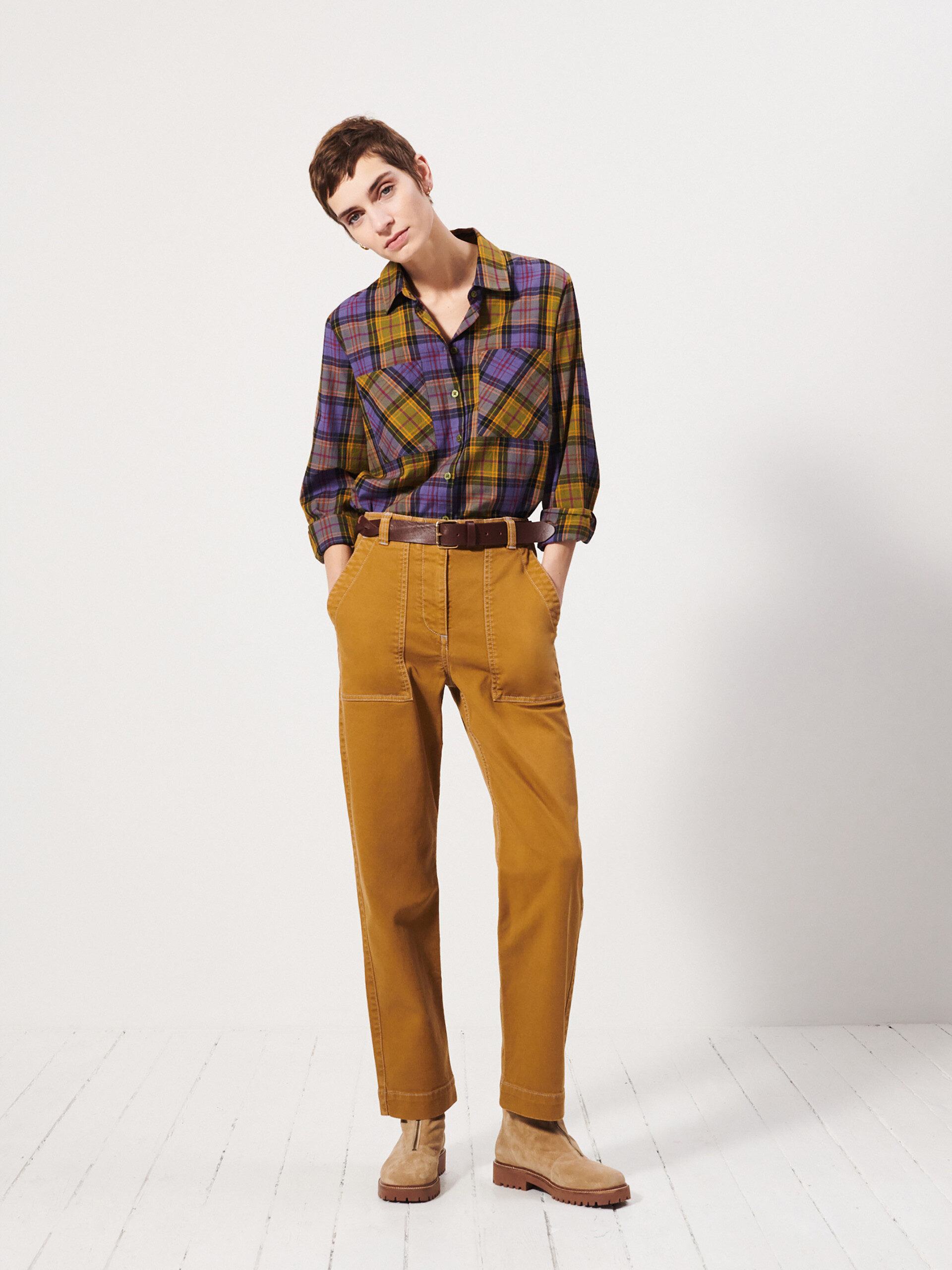 HUGUES TROUSERS -  Wicker , Ready-to-wear Bensimon