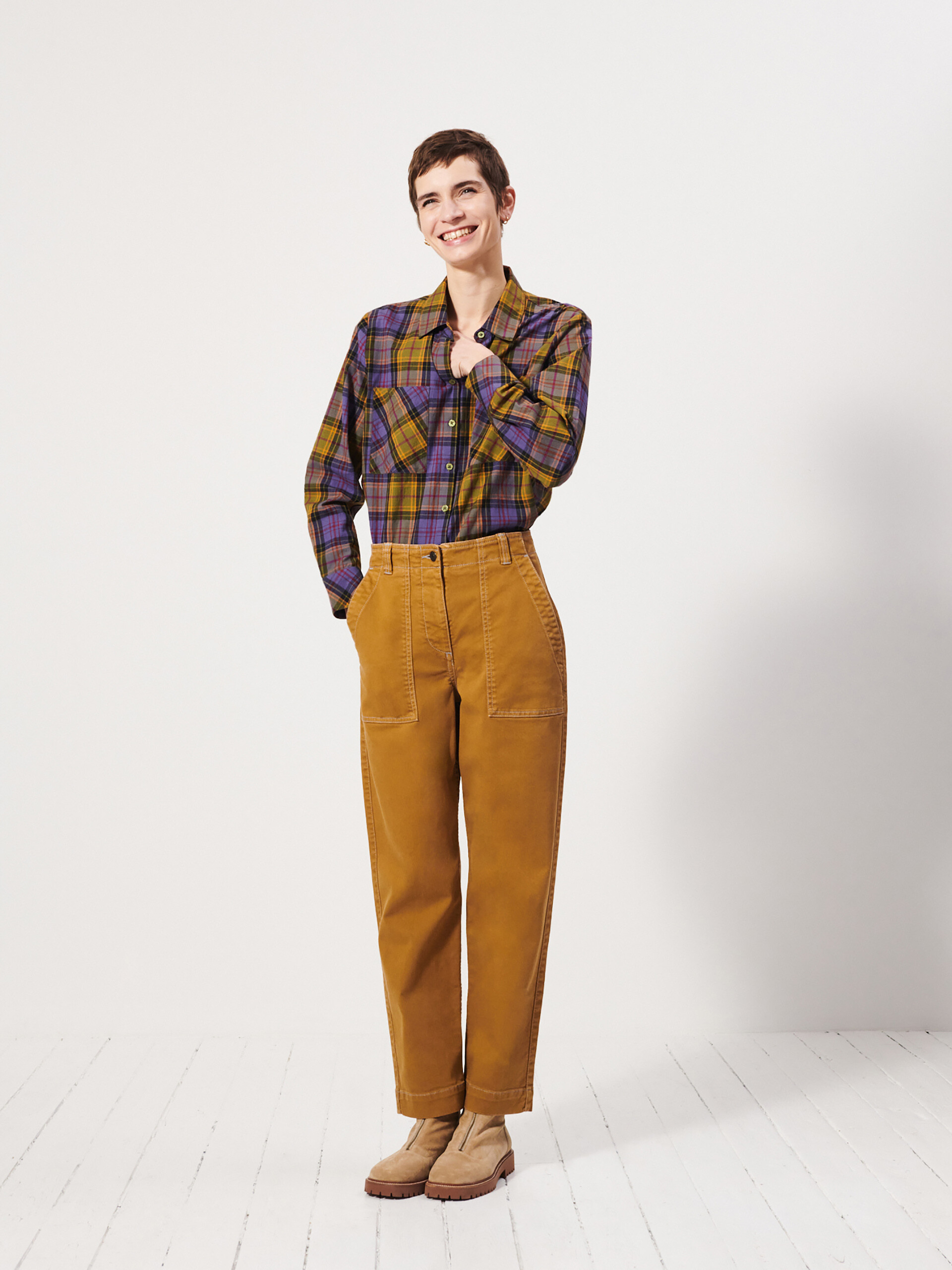 HUGUES TROUSERS -  Wicker , Ready-to-wear Bensimon