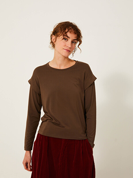 KALEB T-SHIRT -  Cachou , Ready-to-wear Bensimon