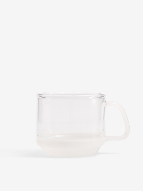 SET 2 WHITE ESPRESSO CUPS -  White , Home design Bensimon