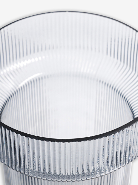 XL GRAY STRIPE VASE -  Grey , Home design Bensimon