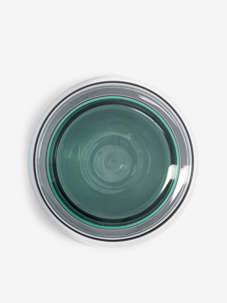 BICOLOR GRAY GREEN POT -  Smoke gray , Home design Bensimon