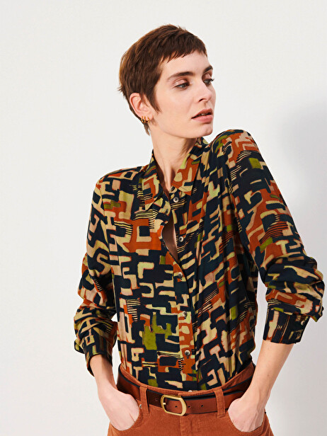 GALICIA SHIRT -  In ink , Ready-to-wear Bensimon