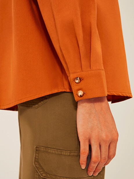 JANICE SHIRT -  Moka , Ready-to-wear Bensimon