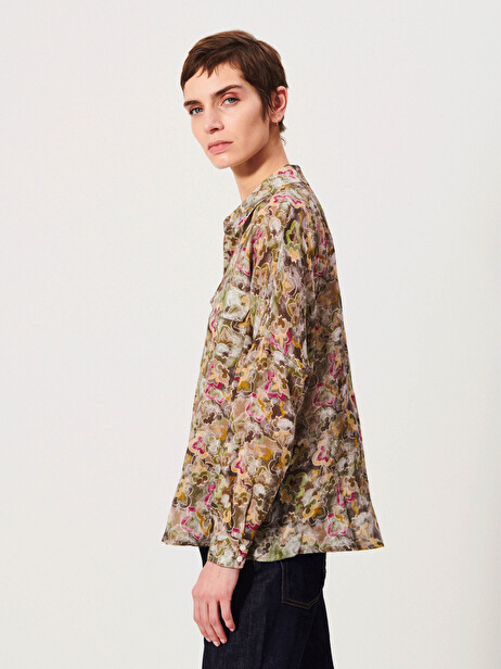 JANICE SHIRT -  Winter flower , Ready-to-wear Bensimon