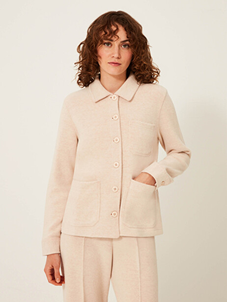 GOLTA JACKET -  Ecru , Ready-to-wear Bensimon