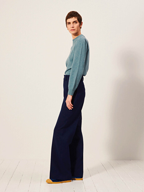 DAMA TROUSERS -  Bleu nuit , Ready-to-wear Bensimon