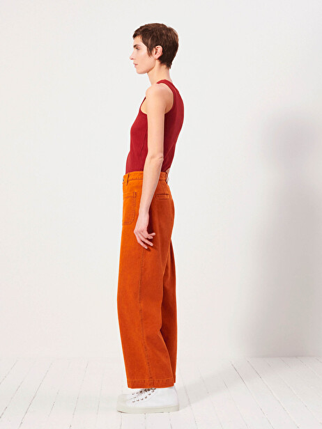 BLUE TROUSERS -  Flame , Ready-to-wear Bensimon