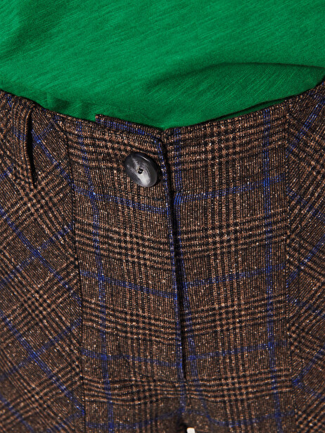 HUGUES TROUSERS -  Flanelle checks , Ready-to-wear Bensimon