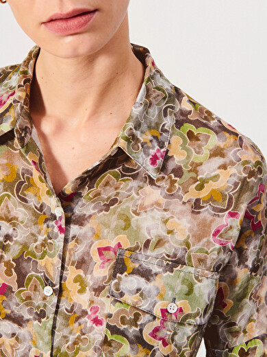 JANICE SHIRT -  Winter flower , Ready-to-wear Bensimon