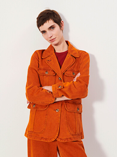 CITRINA JACKET -  Flame , Ready-to-wear Bensimon