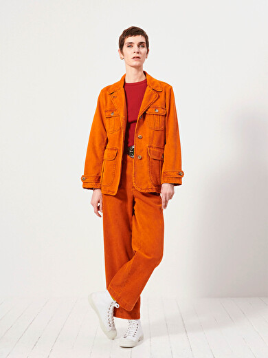 BLUE TROUSERS -  Flame , Ready-to-wear Bensimon