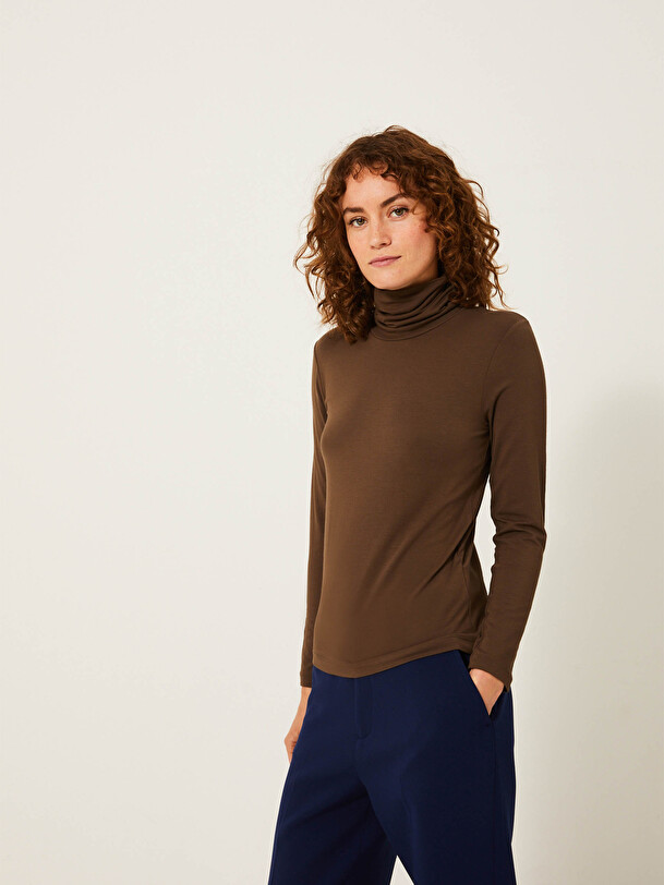 ELWIRE T-SHIRT -  Cachou , Ready-to-wear Bensimon