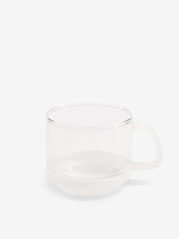 SET 2 WHITE ESPRESSO CUPS -  White , Home design Bensimon
