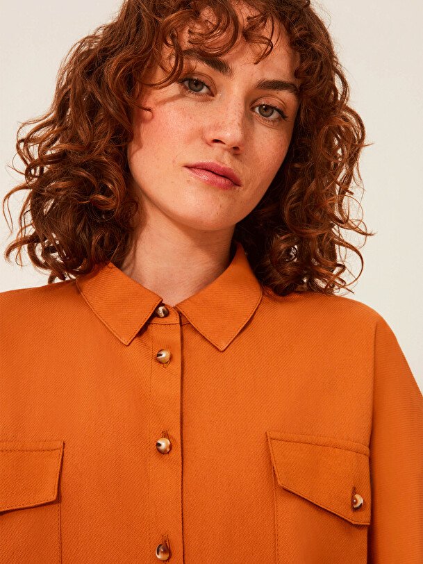 JANICE SHIRT -  Moka , Ready-to-wear Bensimon