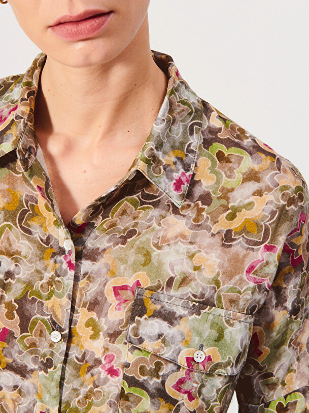 JANICE SHIRT -  Winter flower , Ready-to-wear Bensimon