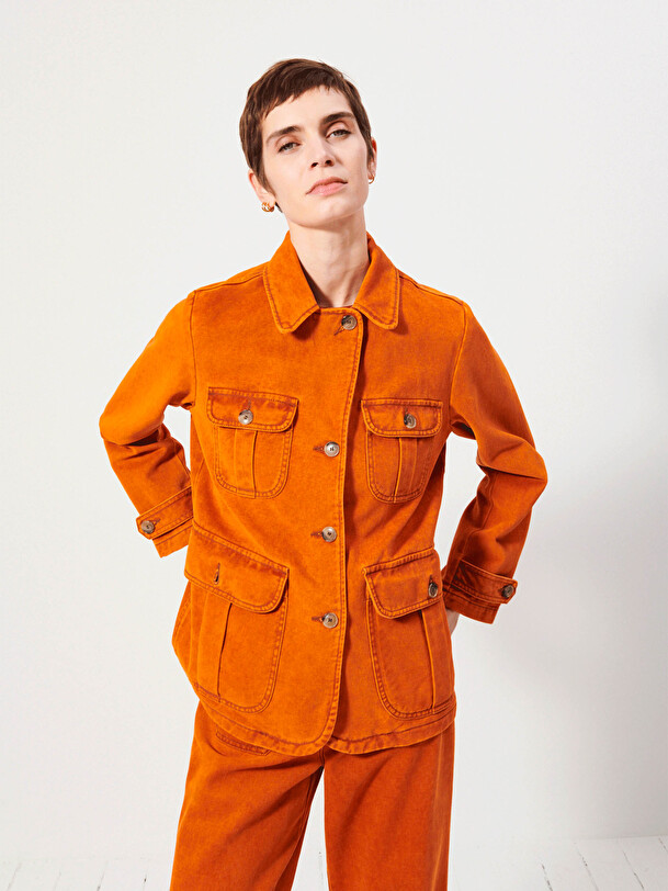 CITRINA JACKET -  Flame , Ready-to-wear Bensimon