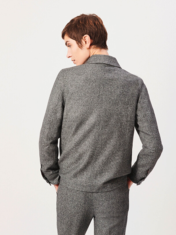 GOLTA JACKET - Grey , Ready-to-wear Bensimon