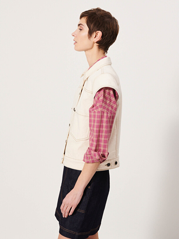 KINDACA JACKET -  Ecru , Ready-to-wear Bensimon