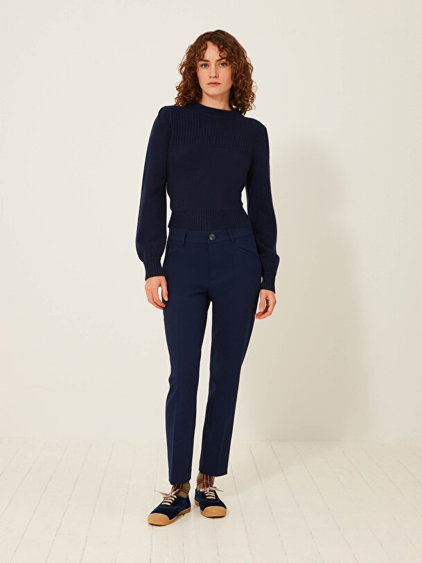 ADEMAR TROUSERS -  Bleu nuit , Ready-to-wear Bensimon