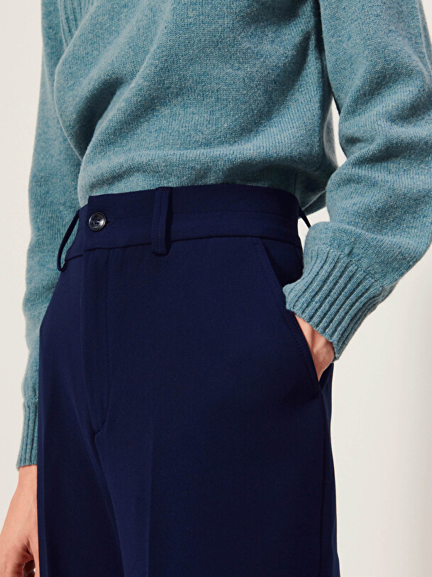 DAMA TROUSERS -  Bleu nuit , Ready-to-wear Bensimon