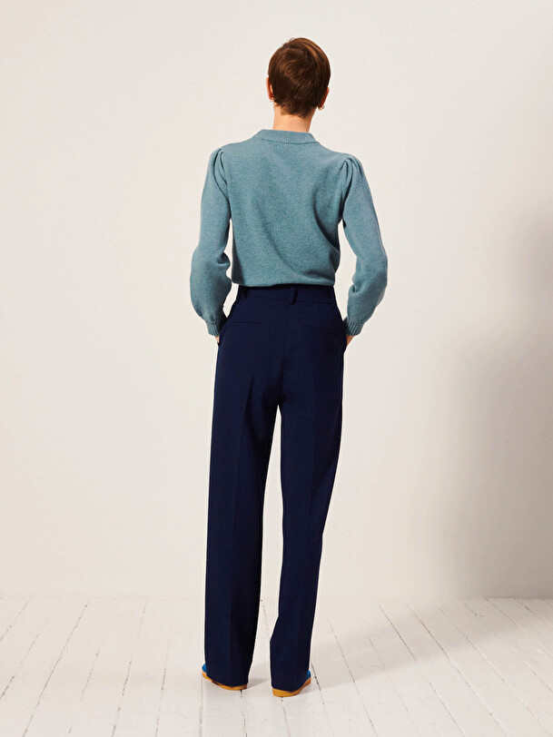 DAMA TROUSERS -  Bleu nuit , Ready-to-wear Bensimon