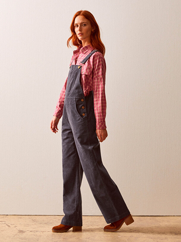 FENITSA OVERALLS -  Licorice , Ready-to-wear Bensimon