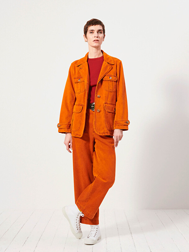BLUE TROUSERS -  Flame , Ready-to-wear Bensimon