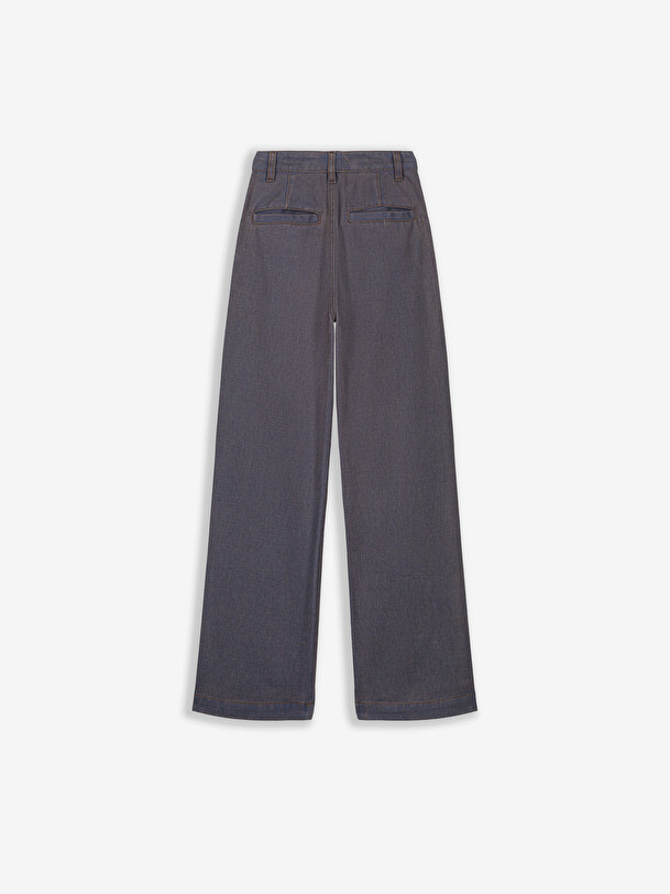 BLUE TROUSERS -  China blue , Ready-to-wear Bensimon