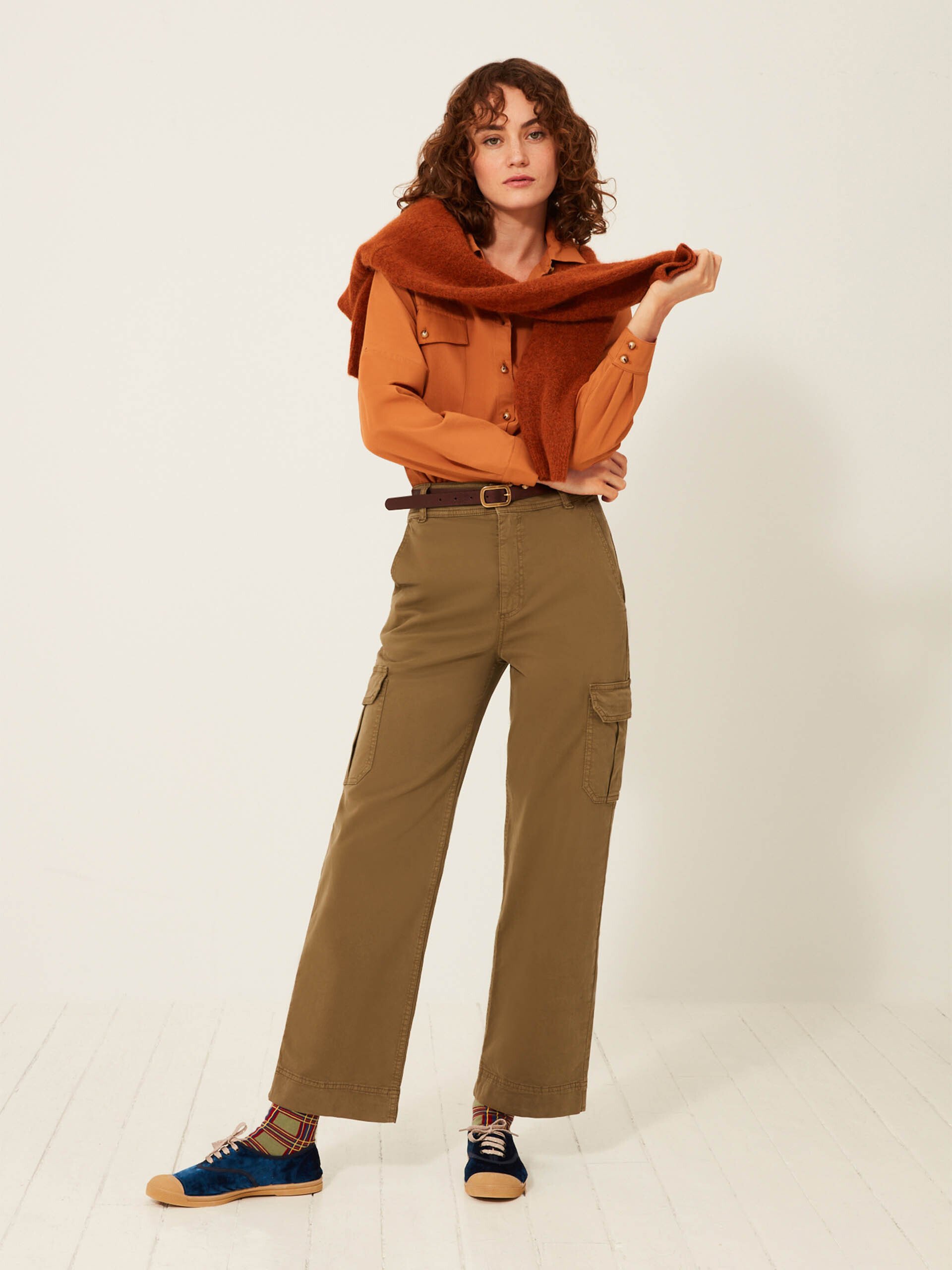ESTELLA TROUSERS -  Bark , Ready-to-wear Bensimon