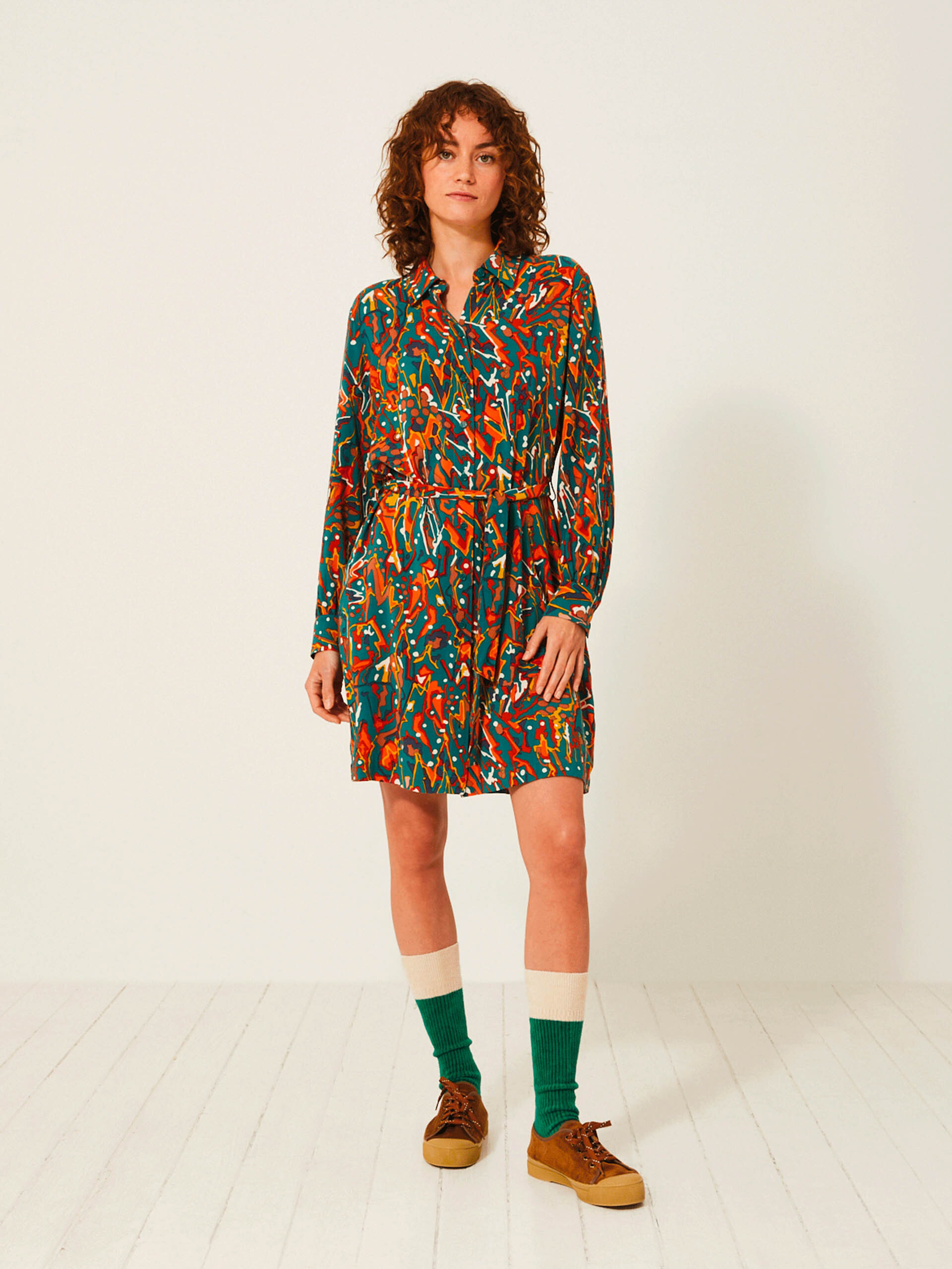 GLADYSA DRESS -  Sky view , Ready-to-wear Bensimon