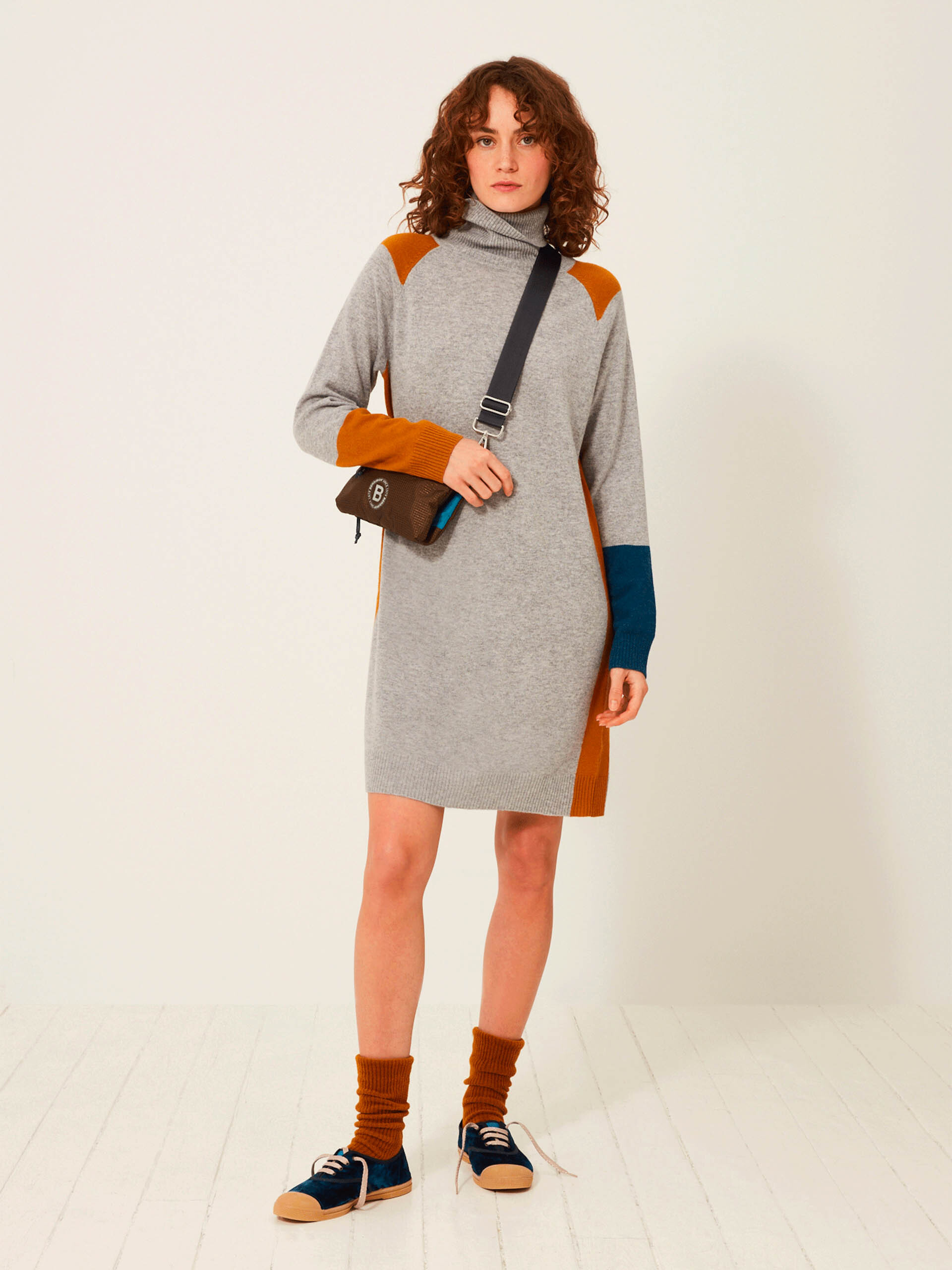 KRISTINA DRESS -  Heather gray , Ready-to-wear Bensimon