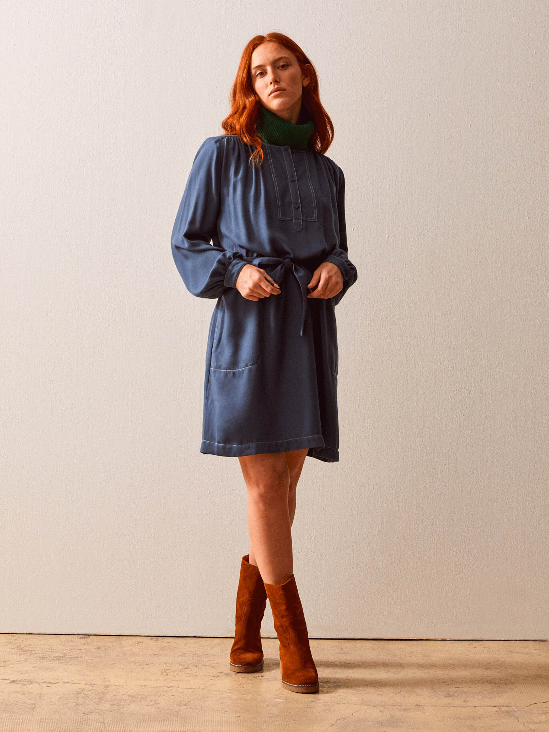 KOANIE DRESS -  Cobalt , Ready-to-wear Bensimon