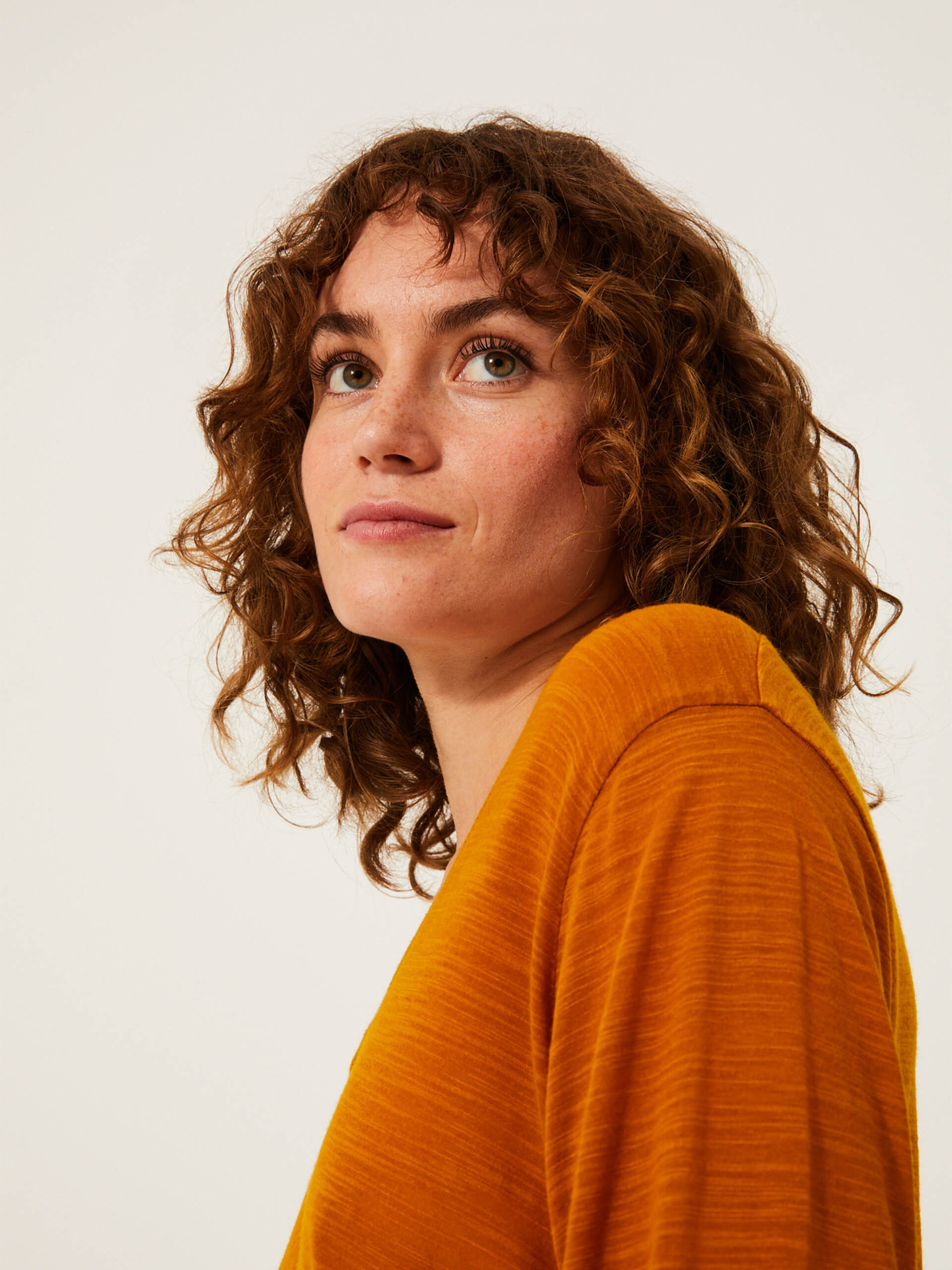 HARRIS LONG SLEEVES T-SHIRT -  Honey , Ready-to-wear Bensimon