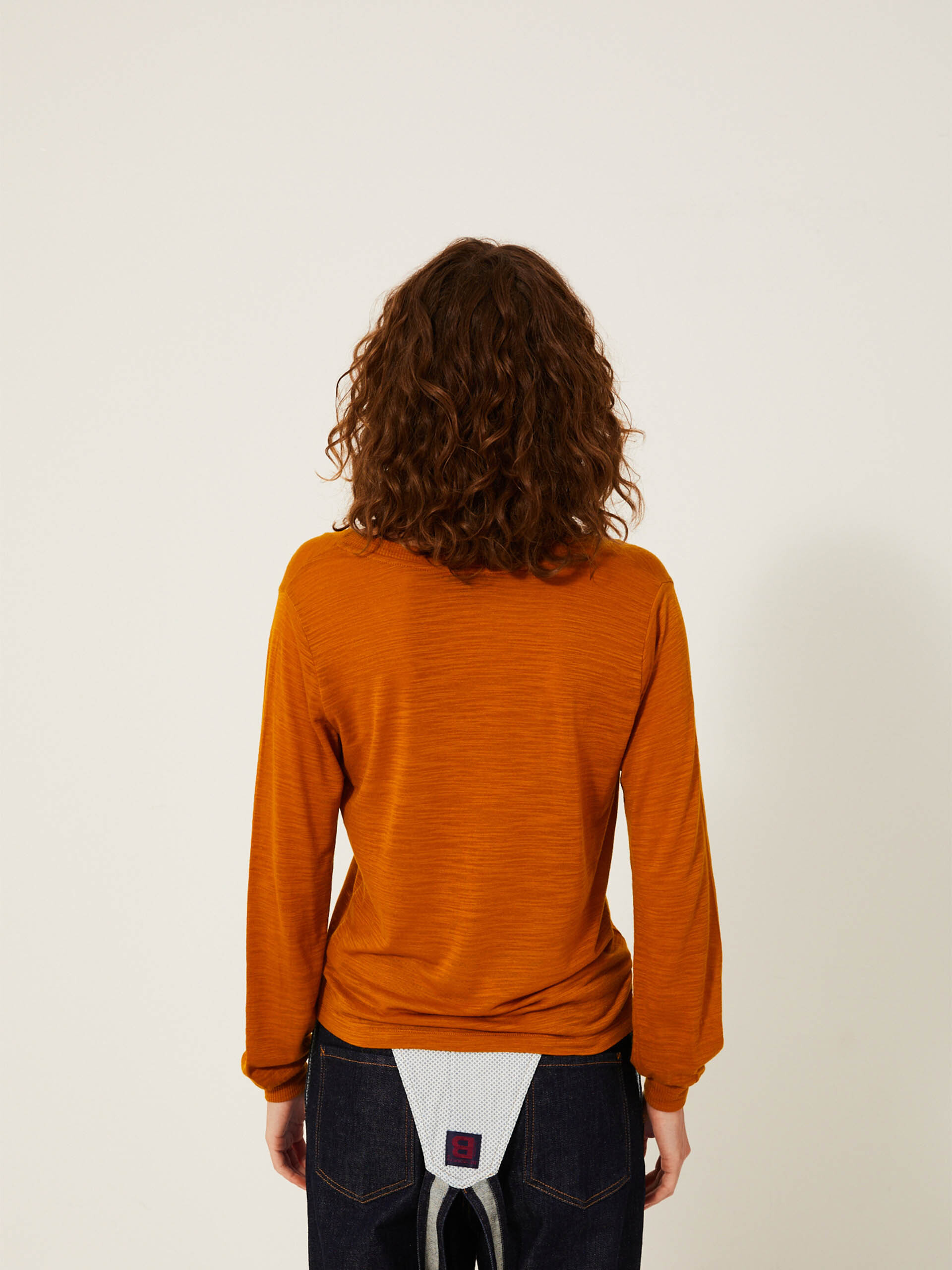 HARRIS LONG SLEEVES T-SHIRT -  Honey , Ready-to-wear Bensimon