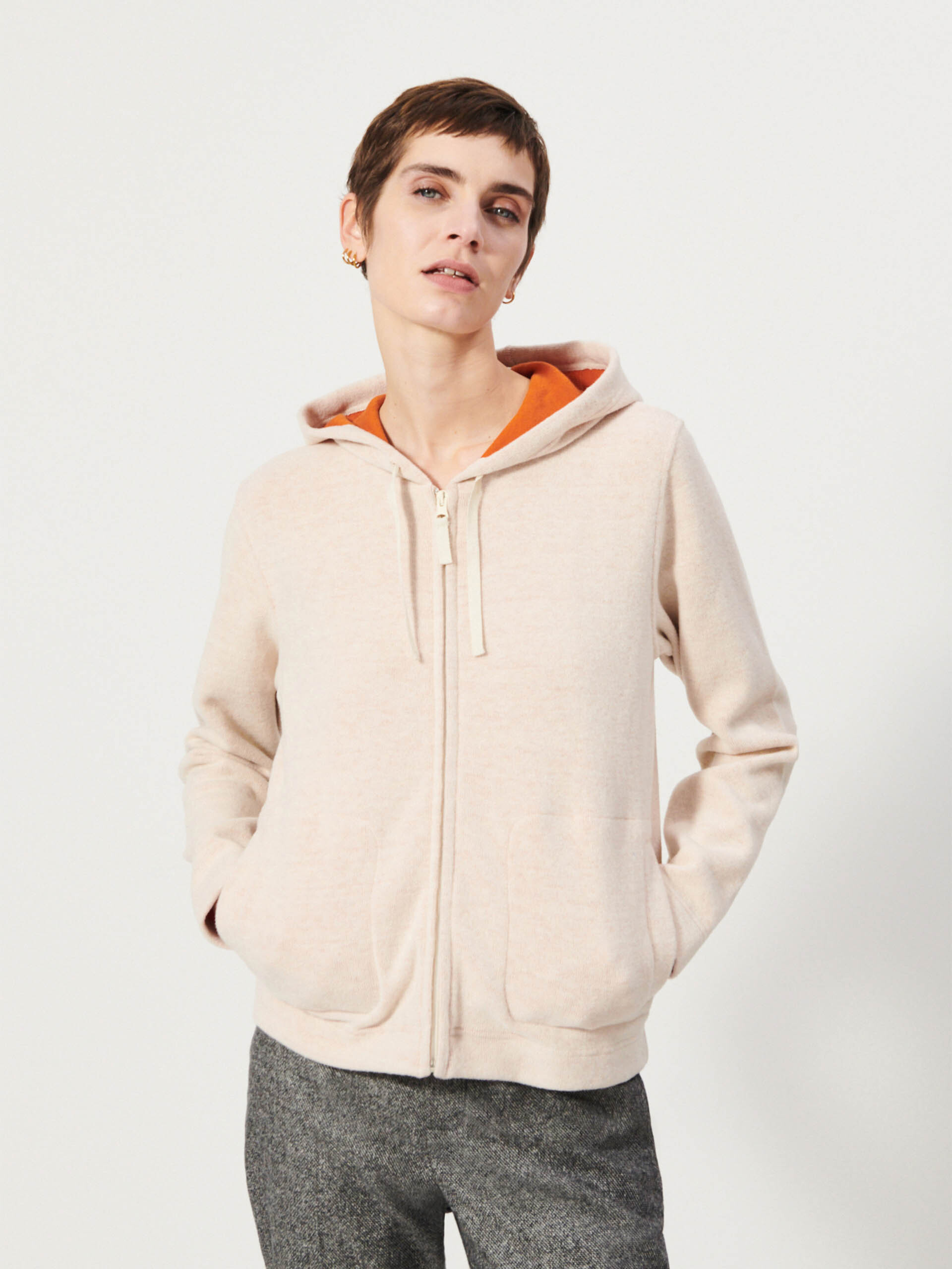 CARDIGAN GUILLEM -  Ecru , Ready-to-wear Bensimon