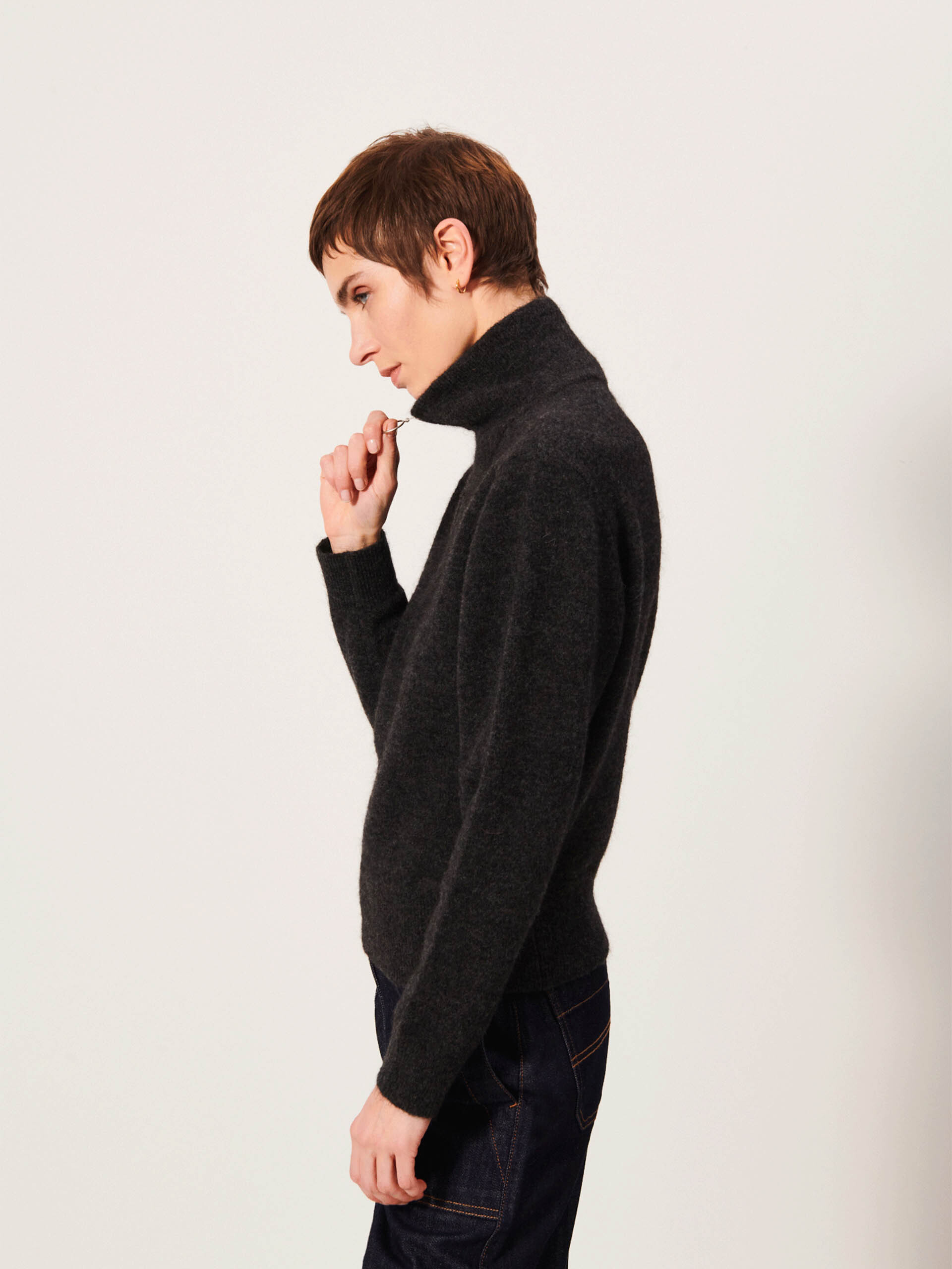 GREG SWEATER -  Heather gray , Ready-to-wear Bensimon