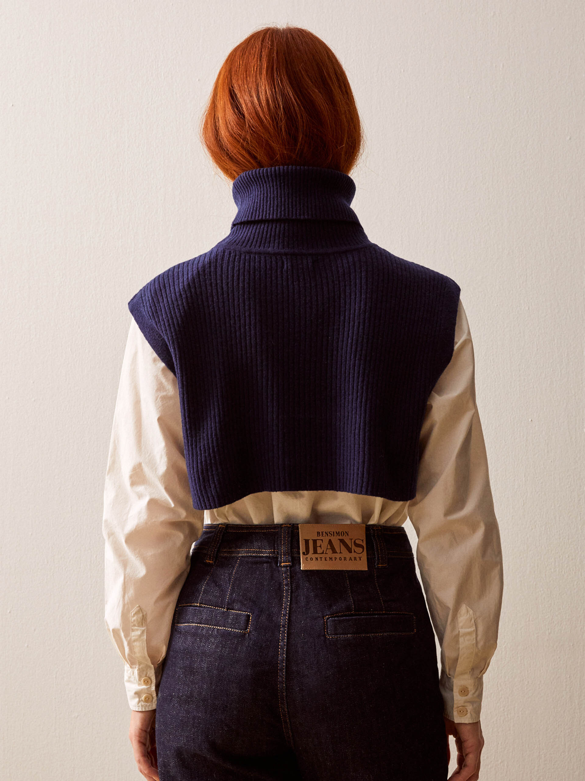 KLOE COLLAR -  Bleu nuit , Ready-to-wear Bensimon