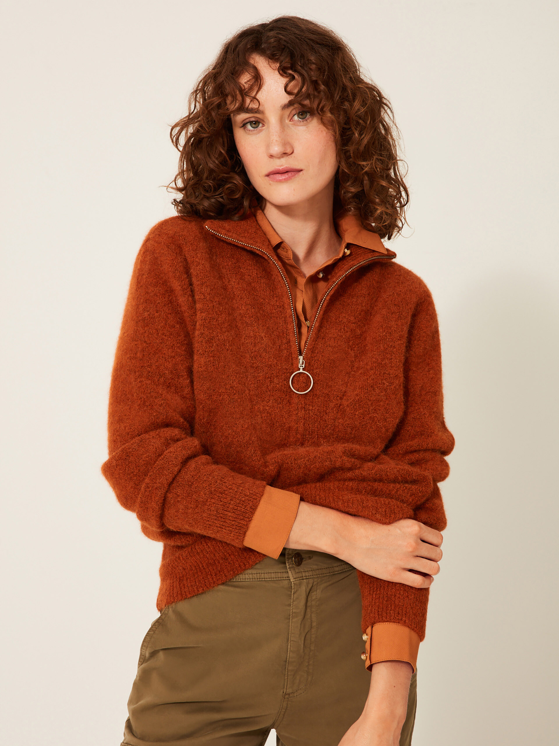 GREG PULL -  Paprika , Ready-to-wear Bensimon
