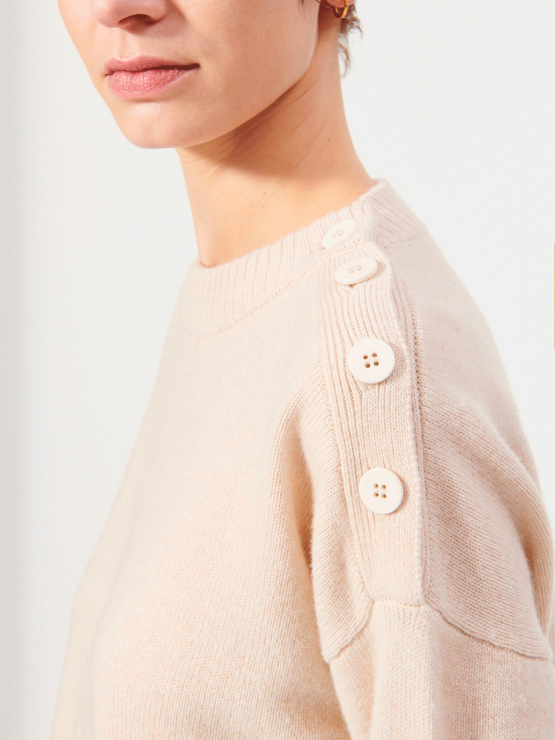 KLEO SWEATER -  Cream , Ready-to-wear Bensimon